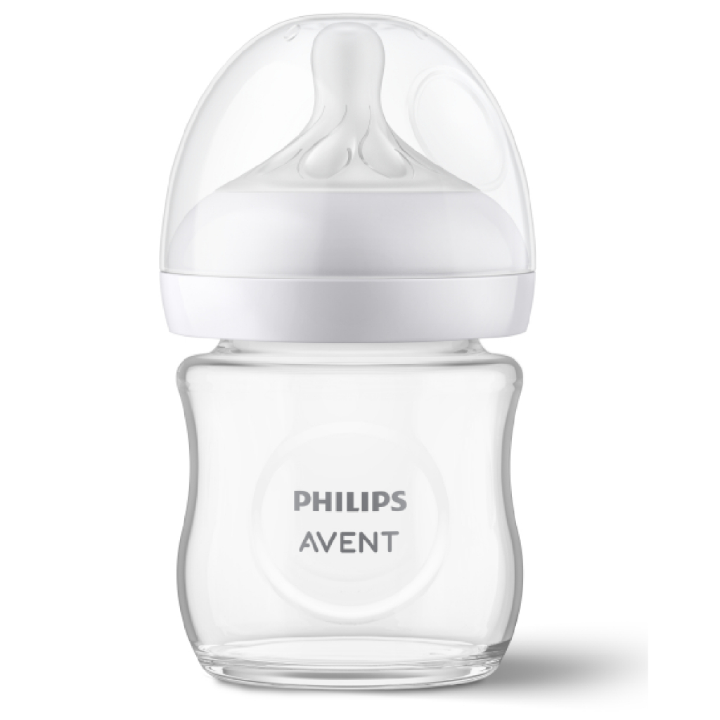 Ảnh Philips Avent bình sữa thủy tinh mô phỏng tự nhiên mới dung tích 120ml cho bé từ 0 tháng SCY930/01 2