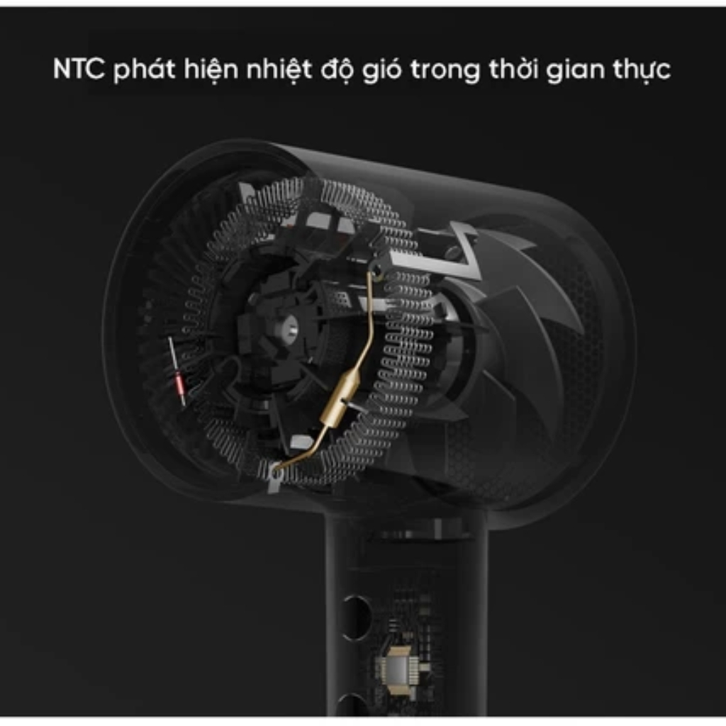 Máy Sấy Tóc Mijia H300 Công Suất 1600W, Tạo ION Âm Bảo Vệ Tóc, Sấy Khô Nhanh, Bảo Hành 2 Năm