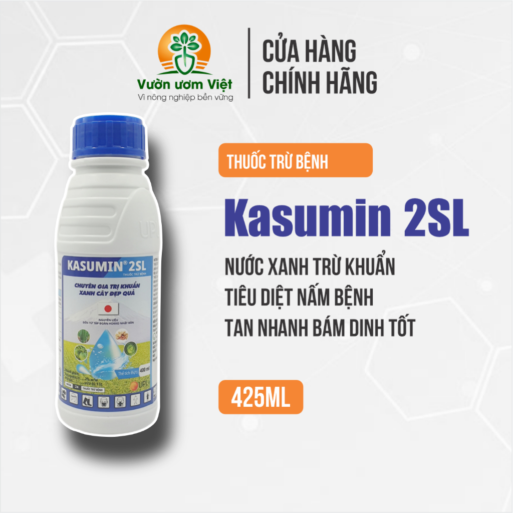 Thuốc trừ bệnh Kasumin 2SL xử lý vi khuẩn gây héo xanh, bạc lá, ghẻ sẹo, chết nhanh cây trồng 500ml