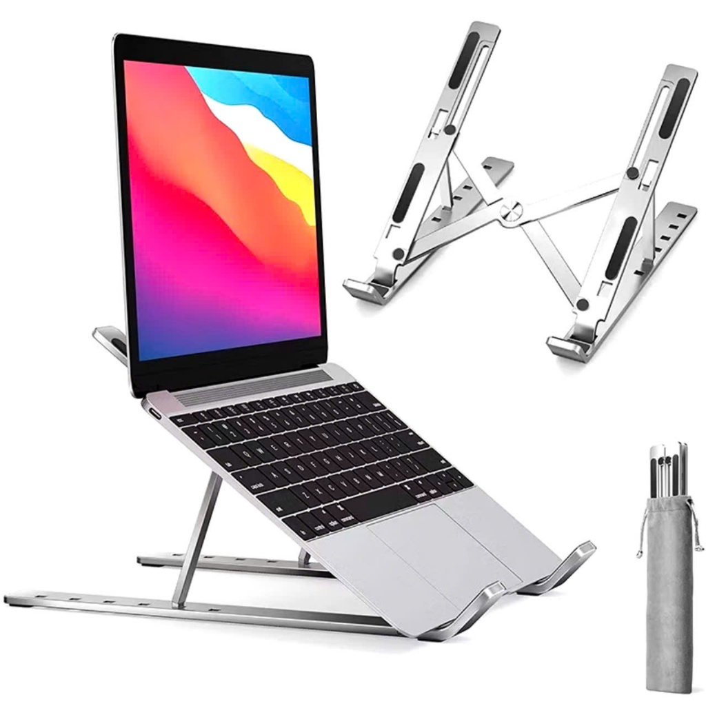 GIÁ ĐỠ LAPTOP 16INCH - Giá đỡ gấp gọn - laptop stand hợp kim nhôm hỗ trợ tản nhiệt, chỉnh độ cao ipad macbook - GIADO1