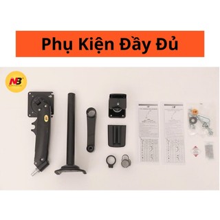 Giá Treo Màn Hình NB H100 17 - 30 Inch - Tay Treo Màn Hình Máy Tính Gắn Bàn Xoay 360 Độ