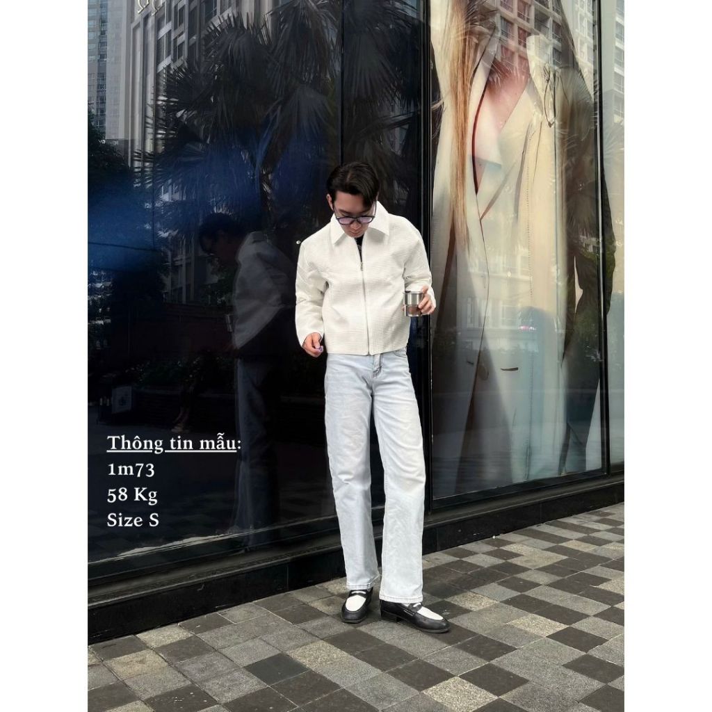 [Sale Lẻ Size + Voucher 50K] Quần Jeans Nam ống đứng/suông WSS vải dày cao cấp | Straight Fit Jeans | BigBuy360 - bigbuy360.vn