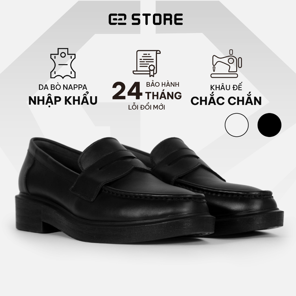 Ảnh Giày lười nam G2 Loafer giày tây công sở trẻ trung bằng da cao cấp chính hãng độn đế  tăng chiều cao 1