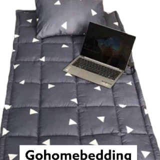 Nệm trải sàn gấp gọn 90x200cm chất liệu cotton poly cao cấp hàng loại 1
