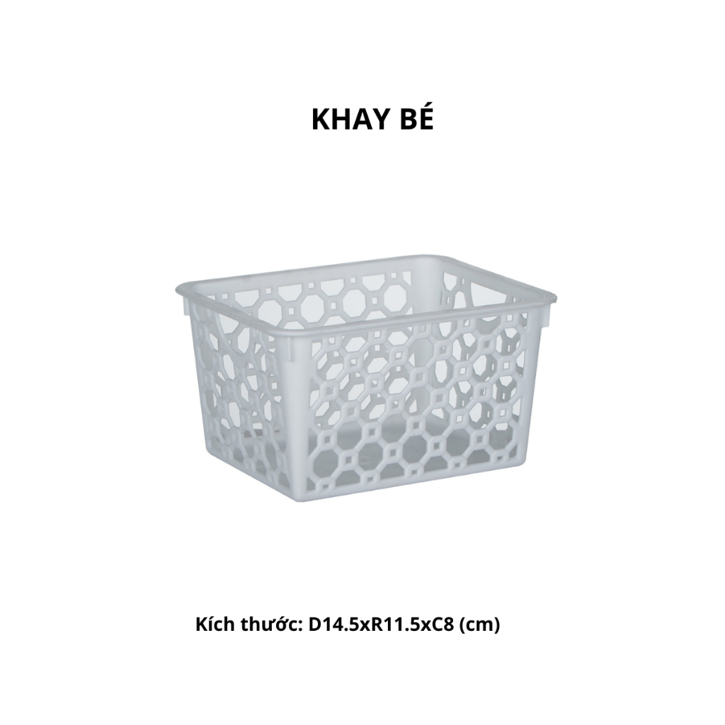 COMBO 5  Khay đựng đồ văn phòng, khay đựng đồ tiện ích Chính Hãng Việt Nhật