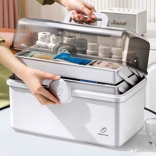 Hộp Đựng Thuốc 3 Tầng,Hộp Đựng Thuốc, Đồ Y Tế Gia Đình Có Tay Cầm , HỘP ĐỰNG ĐỒ Y TẾ - HOPDUNGTHUOC