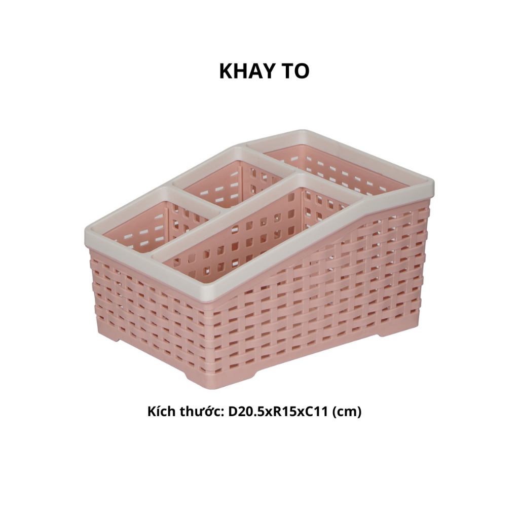 Khay tiện ích 4 ngăn Chính Hãng VIỆT NHẬT