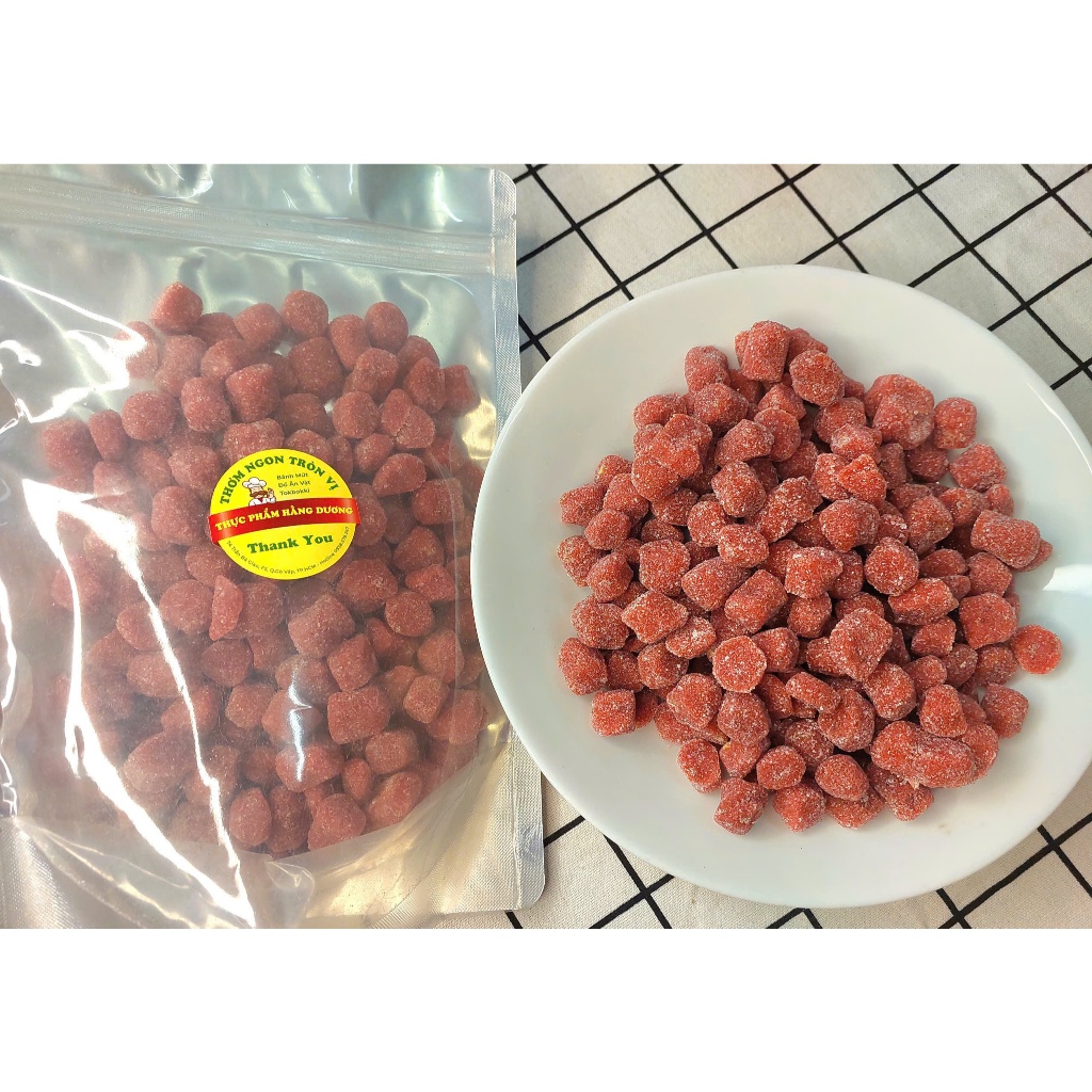 Ô mai/ Kẹo dâu tây Đà Lạt thơm, ngon 200g---1Kg