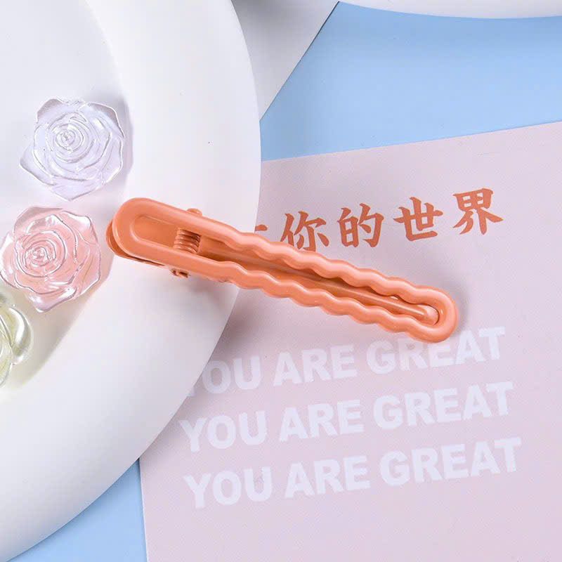 PHÔI KẸP GỢN SÓNG LOẠI DÀI ĐỦ MÀU SẮC XINH XẮN