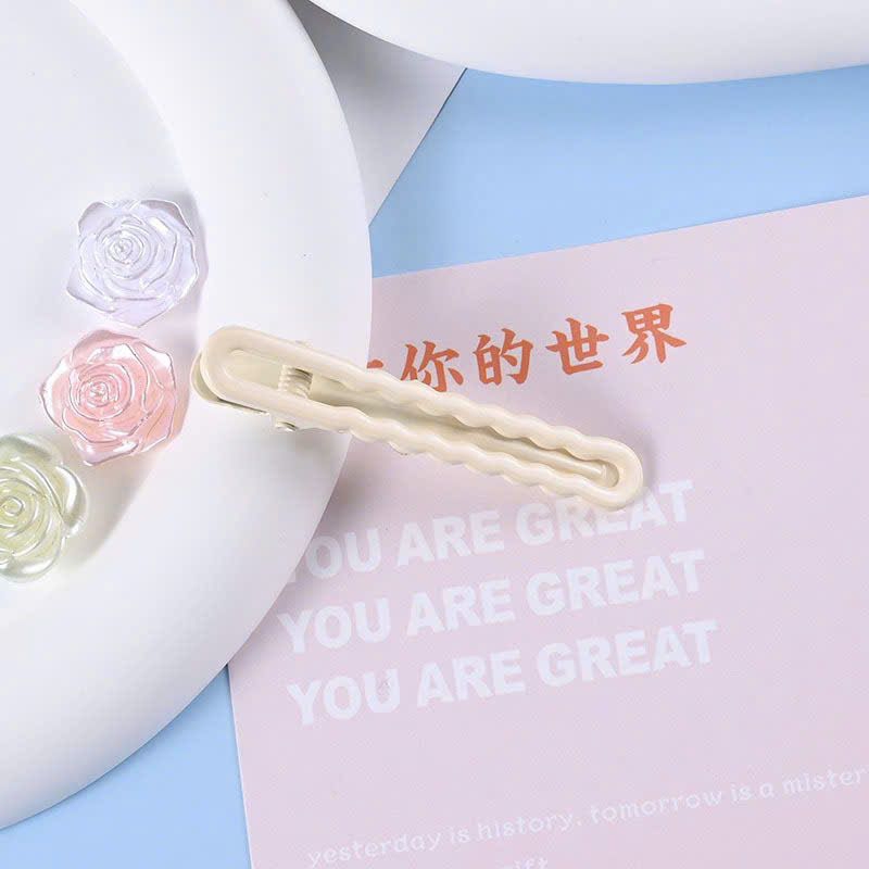 PHÔI KẸP GỢN SÓNG LOẠI DÀI ĐỦ MÀU SẮC XINH XẮN