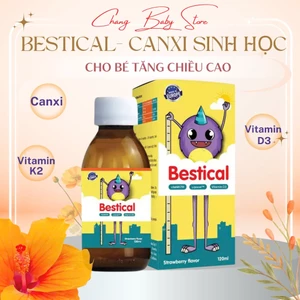 Bestical Bổ Sung Canxi Sinh Học Và Vitamin D3k2 Giúp Tăng Chiều Cao Vượt Trội Cho Bé Hộp 120ml