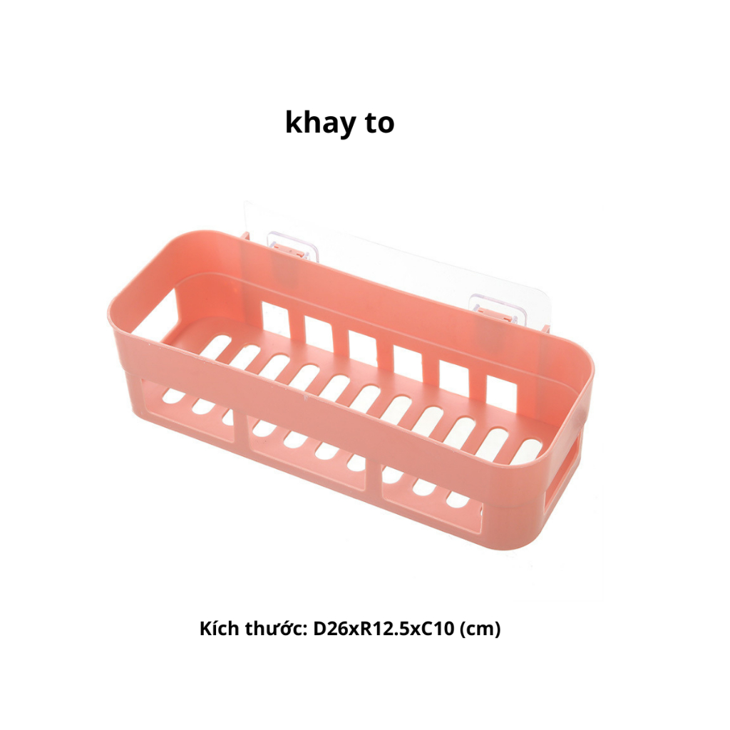 Khay đựng đồ nhà tắm, khay đựng đồ bếp dán tường Chính Hãng Việt Nhật (MÃ 5698,5699)