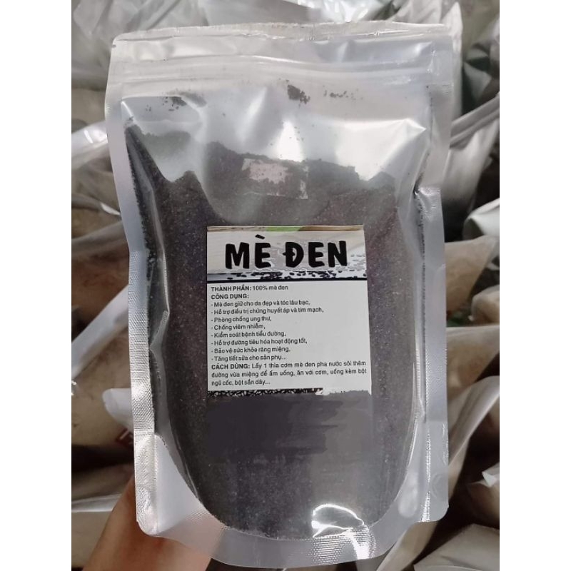 BỘT MÈ ĐEN NGUYÊN CHẤT rang thơm phức 500 GRAM handmade | Shopee Việt Nam