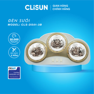 Đèn Sưởi Nhà Tắm Clisun | Đèn Sưởi Nhà Tắm 3 Bóng Treo Tường Công Nghệ Đức An Toàn Cho Mắt 825W