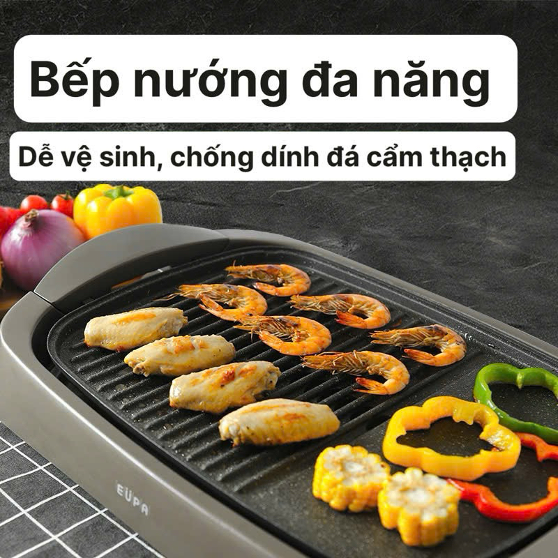 Bếp nướng đa năng 1500W chính hãng EUPA TSK-2742G