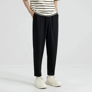 Quần Nỉ Dài Nam Trơn ATINO Form Slim thoải mái Vải Nỉ Co Giãn L.3.1861