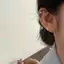 Khuyên tai mini hình nơ đơn giản phong cách hàn quốc