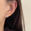 Khuyên tai mini hình nơ đơn giản phong cách hàn quốc