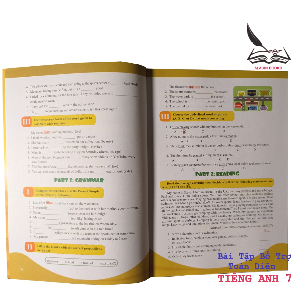 Sách- Bài Tập Bổ Trợ Toàn Diện Tiếng Anh Lớp 7