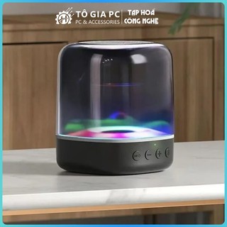 Loa Bluetooth TWS HAVIT M2, Bluetooth 5.1, công suất 3W, đèn RGB trong suốt nháy theo nhạc kết nối 2 loa âm thanh stereo