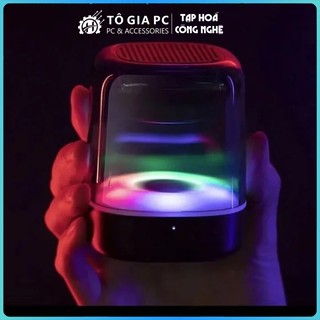 Loa Bluetooth TWS HAVIT M2, Bluetooth 5.1, công suất 3W, đèn RGB trong suốt nháy theo nhạc kết nối 2 loa âm thanh stereo