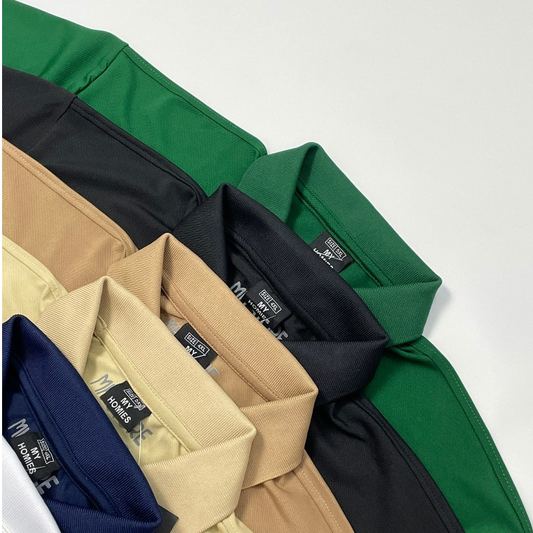 Áo polo nam trơn, áo thun nam cổ bẻ Big Size 55-115kg vải cotton cá sấu đủ màu - My Homies | BigBuy360 - bigbuy360.vn