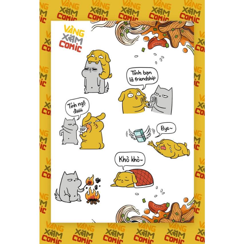 Sticker - Vàng Xám | Shopee Việt Nam