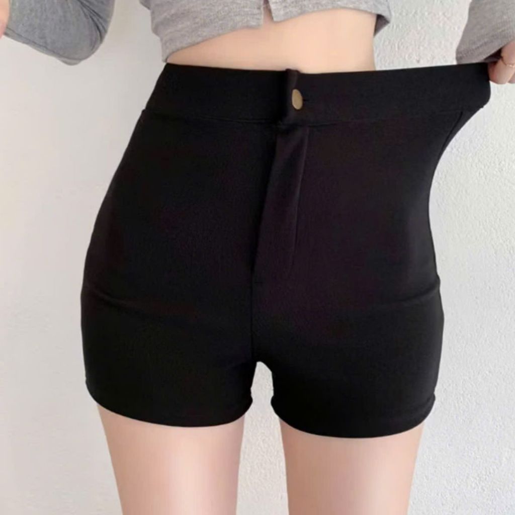 Quần Đùi Nữ Bigsize Vải Umi Co Giãn 4 Chiều Cạp Cao ESHOP Quần Short Nữ Dance Thể Thao Lưng Cao