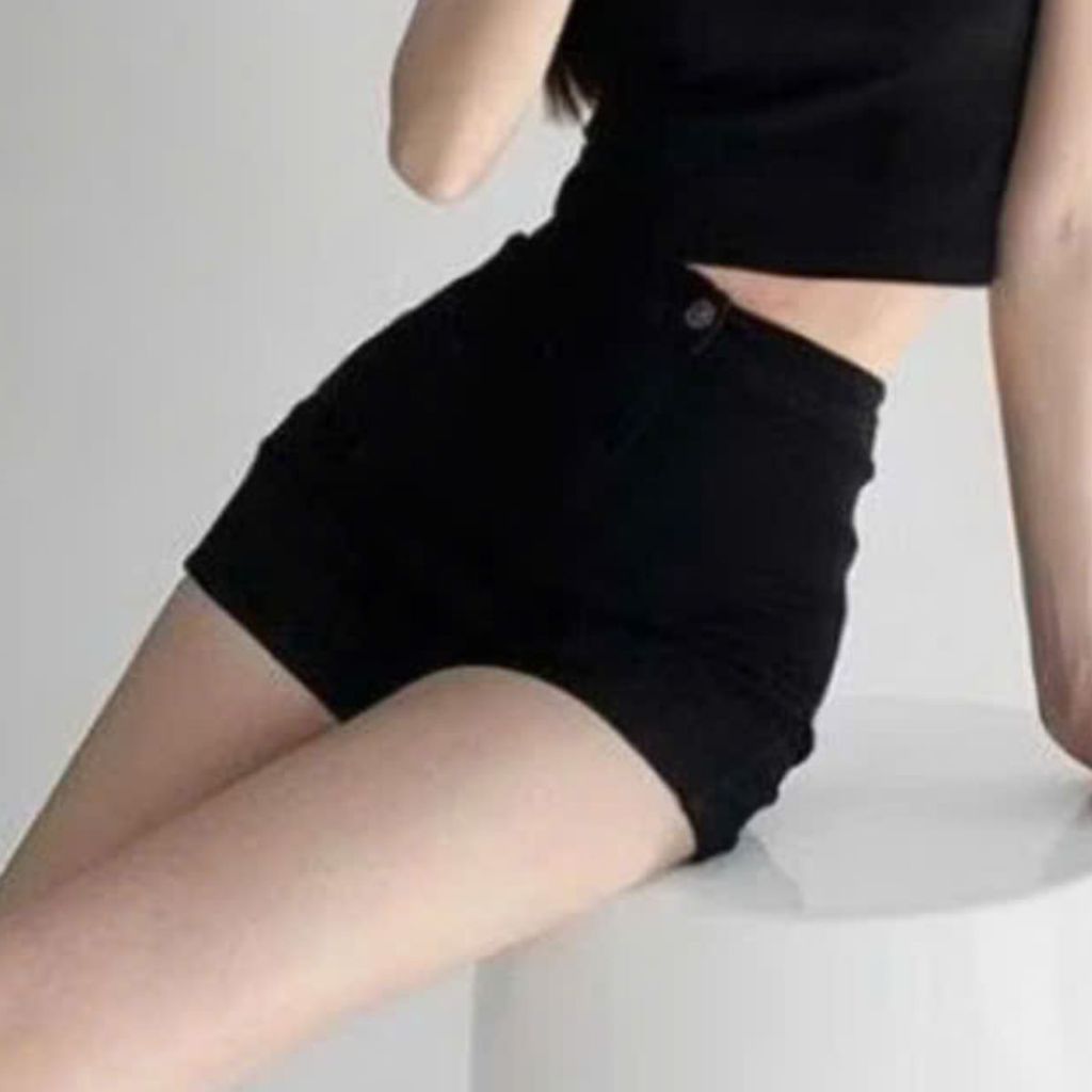 Quần Đùi Nữ Bigsize Vải Umi Co Giãn 4 Chiều Cạp Cao ESHOP Quần Short Nữ Dance Thể Thao Lưng Cao