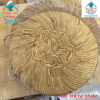 Thớt thái  thớt  chặt  cho nhà hàng  chất liệu tre tự nhiên  50x10cm