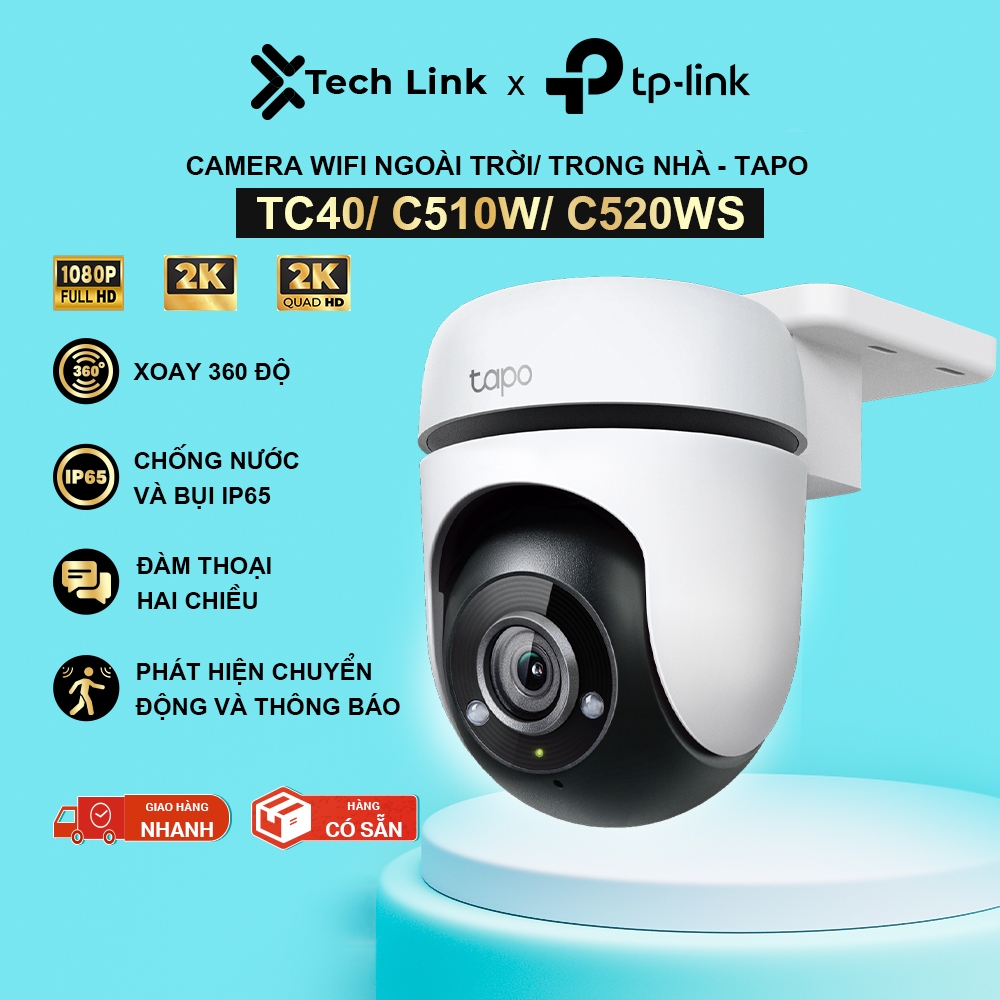 [Hỏa Tốc] Camera WiFi TP-Link TC40 / C510W / C520WS An Ninh Quay/Quét ...