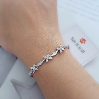 Tặng hộp Lắc tay khắc s925 xinh xắn Trang sức Bé Heo