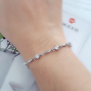 Tặng hộp Lắc tay khắc s925 xinh xắn Trang sức Bé Heo
