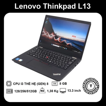 [FLASH SALE] Laptop Lenovo Thinkpad L13 | i3-10110U THẾ HỆ (GEN) 10 | Ram 4GB | SSD 128/256/512GB | 13.3 INCH FHD