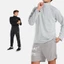 Áo thể thao dài tay Redikick All-Free Zip Shirts chơi Bóng Rổ Pickleball Gym Chạy Bộ Tennis