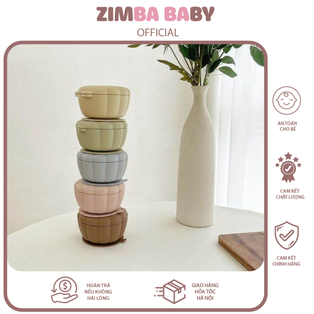 Bát Ăn Dặm Cho Bé Có Nắp Hình Sò TGM Seashell Silicone Suction Rice ...