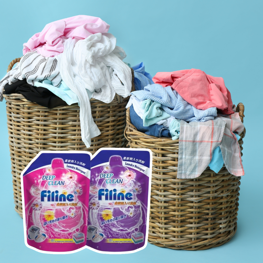 Nước giặt Filine túi 2000ml lưu hương lâu, không hại da tay, nguyên liệu mùi hương Pháp. công nghệ Nhật Bản