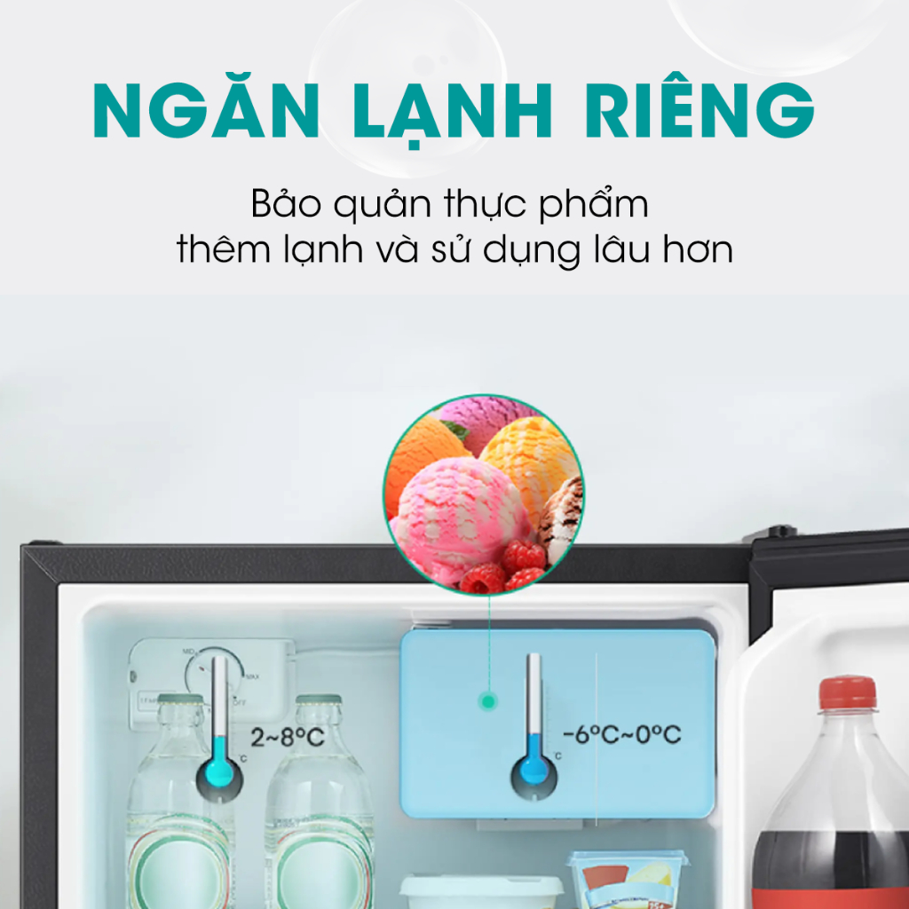 Tủ lạnh Mini Hisense  45 lít HR05DB - Tiết kiệm | Làm lạnh nhanh | Ngăn đông riêng - Hàng Chính Hãng - Bảo Hành 2 Năm