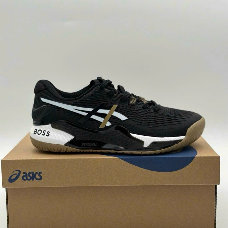 Giày Tennis Asics Gel Resolution 9 Hugo Boss Black Camel' | Shopee Việt Nam