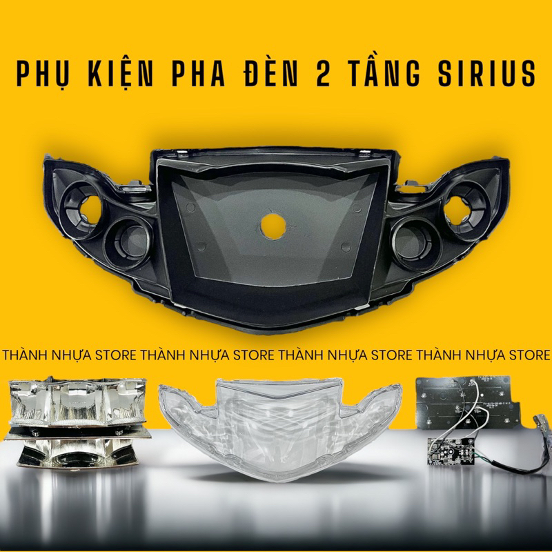 Phụ kiện khung mạch pha đèn 2 tầng Sirius sihello