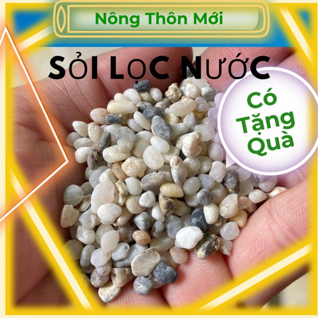 4Kg Sỏi lọc nước trải nền hồ cá đẹp, sỏi suối đá cuội tự nhiên đẹp, sỏi ...