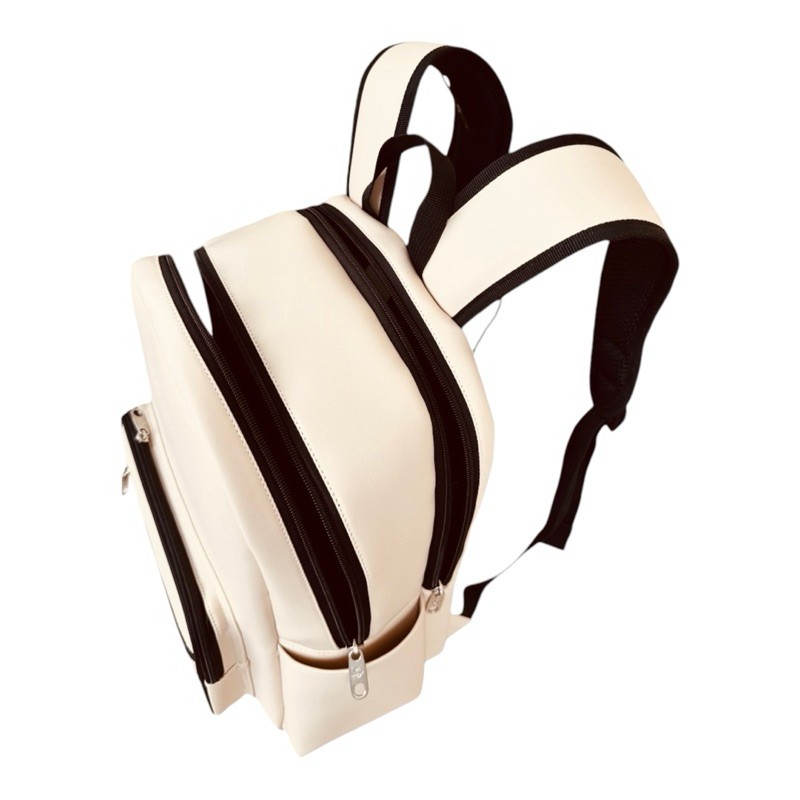 Balô da pu chống nước unisex kích thước 42-31-16 cm