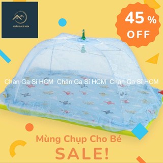 ☀️SALE☀️ Mùng Chụp Cho Bé Chất Voan Thái Loại 1 Bền Đẹp, Màn Chống Muỗi, Công Trùng Cho Bé Sơ Sinh