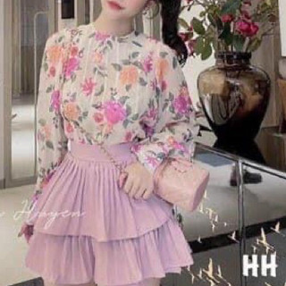 CHÂN VÁY 2TẦNG kèm quần ( ảnh thật 100%)