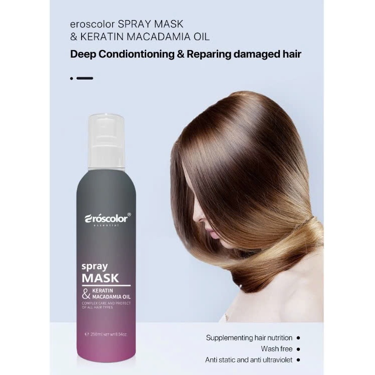Xịt Siêu Dưỡng Tóc Mặt Nạ Nước Hoa Eroscolor 2025 (Nội Địa Trung) | Made in China | 250ml