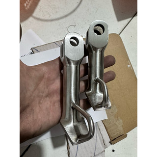 Chân Chống nghiêng inox 304hạ phuộc  các dòng xe (kèm ốc và lò so)