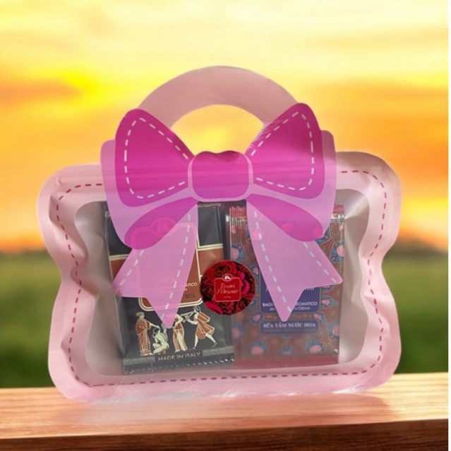 Set sữa tắm tesori mini du lịch dạng gói quà tặng mix mùi 10 gói