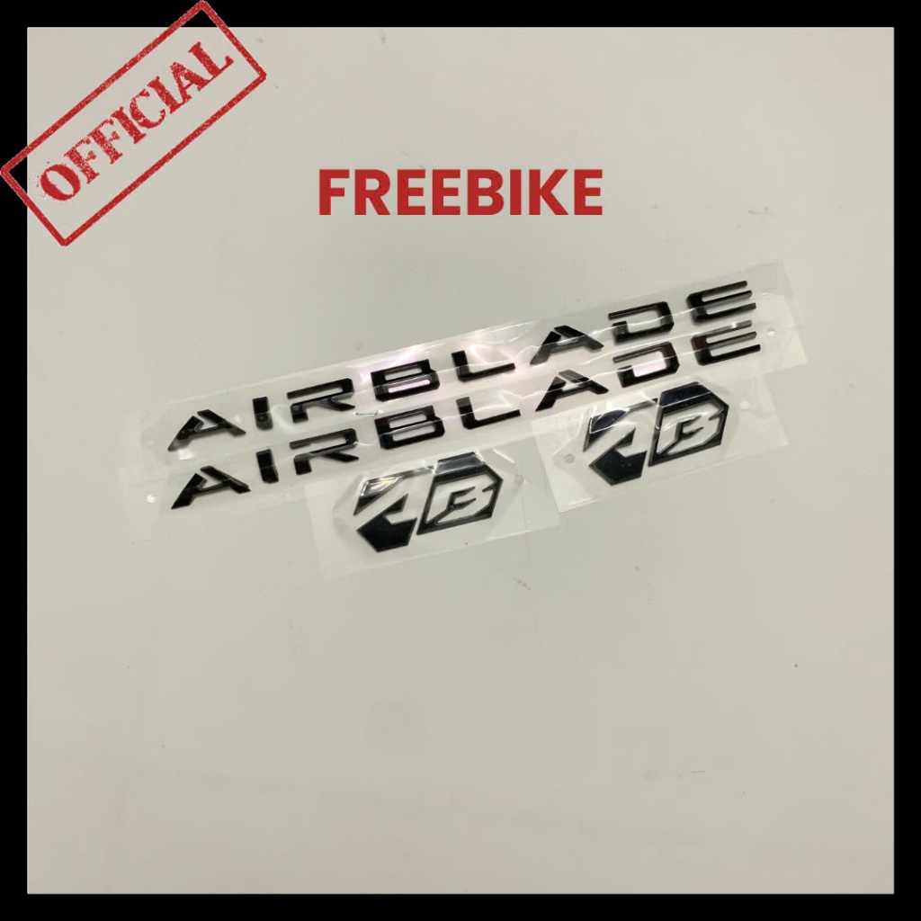 (LỖI LÀ ĐỔI) COMBO CHỮ AIRBLADE ZIN VÀ LOGO ZIN ĐỜI 2020-2023 MÀU ĐEN ...