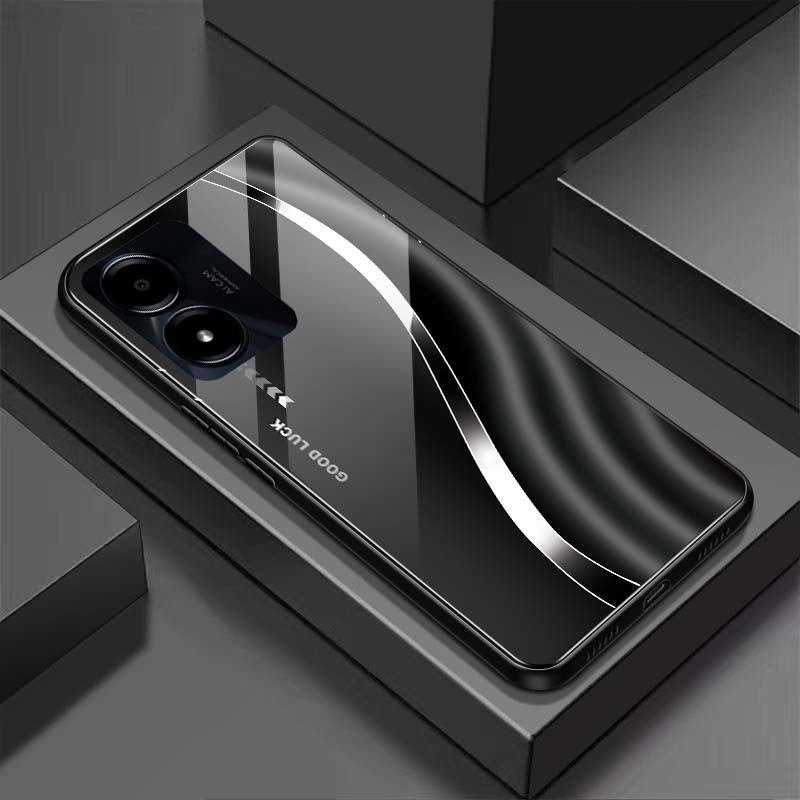 Ốp Lưng cho VIVO Y16, Y22, Y22S, Y55 2022 Mặt lưng kính cường lực, cao cấp Họa tiết