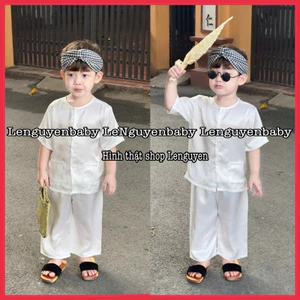 Bộ chú cuội mùa trung thu cho bé trai, chất luạ mềm mại mát mẻ